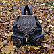 Leather backpack "SPIRIT OF THE WOLF", Backpacks, Krivoy Rog,  Фото №1
