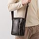 Men's leather crossbody bag ' Marcus', Men\'s bag, Yaroslavl,  Фото №1