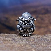 Украшения handmade. Livemaster - original item Old Owl charm. Handmade.