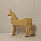 Order Wooden billet toy horse Unicorn with a mane, painted. Shop Oleg Savelyev Sculpture (Tallista-1). Livemaster. . Waldorf Dolls & Animals Фото №3