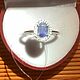 Кольцо с природным сапфиром без обработки 1.45ct, 925. Кольца. OLVIKSOL JEWELRY STORE. Ярмарка Мастеров.  Фото №4