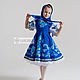 Children's dress ' Gzhel on blue', Carnival costumes for children, Sergiev Posad,  Фото №1