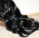 Hair for dolls (black, washed, combed, hand-dyed) Curls Curls for Curls for dolls, dolls to buy Hair for dolls, buy Handmade Fair Masters Puppenhaar
