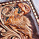 Cover for documents with an embossed wolf. Cover. Finist (tisneniekozhi). My Livemaster. Фото №4