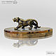  Tiger Defender symbol of 2022 bronze Swarovski Agate. Figurine. Miner premium - Ltd Moscow (mineralpremium). My Livemaster. Фото №5