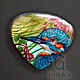  Painting for creating Kingfisher jewelry in Labrador, Cabochons, Moscow,  Фото №1