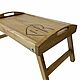 Заказать Раскладной столик для завтрака. Подарок на деревянную свадьбу. Welovewood. Ярмарка Мастеров. . Подносы Фото №3