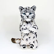 Куклы и игрушки handmade. Livemaster - original item Snow Leopard Diego. Handmade.