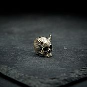 Украшения handmade. Livemaster - original item A bead for a skull without a lower jaw with horns. Handmade.