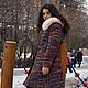 Пальто в стиле Шанель с воротником из песца, Пальто, Москва,  Фото №1