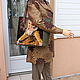 Tote: Leather Bag with Vintage Embroidery Large. Tote Bag. Olga'SLuxuryCreation. My Livemaster. Фото №5