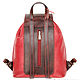 Womens leather backpack 'Geisha' (cranberry). Backpacks. Russian leather Guild. My Livemaster. Фото №5