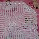 Плед для крещения. Плед крючком. Пеленка для крещения. Крестильное полотенце. Наталия Нарыкова. NNavi_knit. Ярмарка Мастеров.  Фото №6