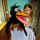 Ворона пуппетс побольше размером 55 см. Puppets, Кукольный театр, Воронеж,  Фото №1
