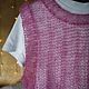 Безрукавка - паутинка, Silk Mohair. Жилеты. Gorgulya. Ярмарка Мастеров.  Фото №6