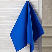 Для дома и интерьера handmade. Livemaster - original item A set of waffle blue towels 