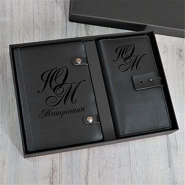 Канцелярские товары ручной работы. Ярмарка Мастеров - ручная работа Подарочный набор "Турин". Handmade.