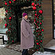 БОЛЬШОЙ размер зимнее пальто теплое "Пыльная роза". Пальто. by CheChulina                (Юлия). Ярмарка Мастеров.  Фото №5