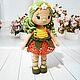 Doll for girls : Forest fairy. Amigurumi dolls and toys. JuliaCrochetToys. My Livemaster. Фото №6