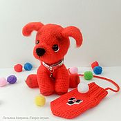 Куклы и игрушки handmade. Livemaster - original item Amigurumi dolls and toys: Dog Mittens. Handmade.