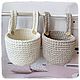 Заказать Подвесная корзинка на кроватку : кармашек на кроватку. Sunny_funny_gifts. Ярмарка Мастеров. . Кармашки на кроватку Фото №3