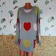 Order Tunic with hearts. Knitted Things For All (matronka). Livemaster. . Tunics Фото №3