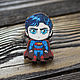 Wooden icon Superman, Badge, Moscow,  Фото №1