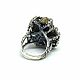 Splendor ring made of 925 sterling silver and pyrite IV0084. Rings. Sunny Silver. My Livemaster. Фото №4