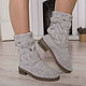 Demi-season boots "Owls". High Boots. KnittedBoots. Online shopping on My Livemaster.  Фото №2