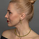 Серьги-пусеты Rollo LH. Серьги-пусеты. GEORY jewelry (GEORY). Ярмарка Мастеров.  Фото №5