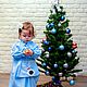 Order Dress-nightgown girls Christmas collection 'Merry reindeer. Alexandra Maiskaya. Livemaster. . Dresses Фото №3