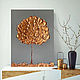 Картина золотое дерево «Янтарный рассвет». Картины. Современные картины от SunArt. Ярмарка Мастеров.  Фото №4