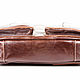 Copy work Leather handbag 'Dandy' dark brown. Classic Bag. Russian leather Guild. My Livemaster. Фото №6