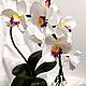 Order Flower-lamp 'Orchid Phalaenopsis' white. Elena Krasilnikova. Livemaster. . Table lamps Фото №3