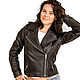 Women's leather jacket . Spring / autumn jacket of genuine leather, Outerwear Jackets, Denpasar,  Фото №1