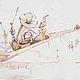 Картина маслом ангел с крыльями "Сон в летнюю ночь". Картины. Логинов Илья (loggy-art). Ярмарка Мастеров.  Фото №6