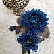 Brooch-pin: ' Blue frost', Brooches, Moscow,  Фото №1