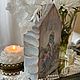 Домик интерьерный прованс декупаж. Домики. Чудеса у Алисы. Интернет-магазин Ярмарка Мастеров.  Фото №2