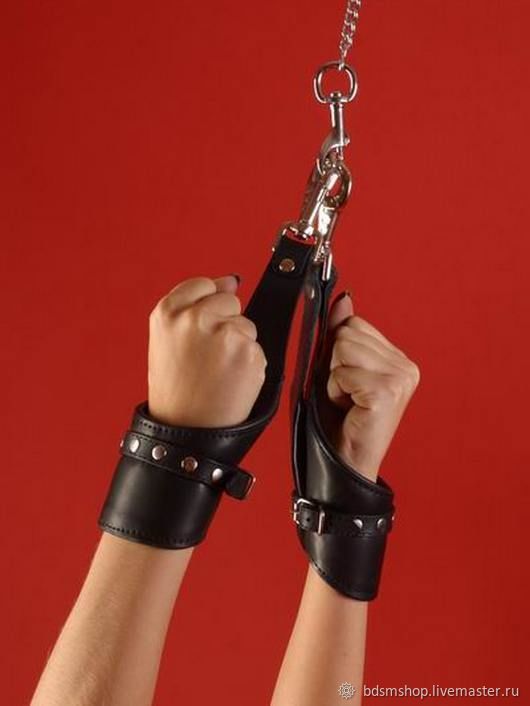 Розовые наручники с мехом, ширина 5.5 см, BDSM Light 710001ars