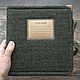 Mini album for herbarium made of green tweed (20 kraft sheets). Photo albums. Albums and notebooks (Anna). Online shopping on My Livemaster.  Фото №2