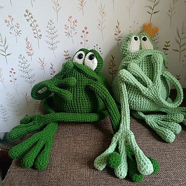 Куклы и игрушки ручной работы. Ярмарка Мастеров - ручная работа Лягушка. Handmade.