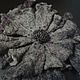Заказать фантазийный цветок СИРЕНЕВЫЙ АСФАЛЬТ. экостиль (Марина Стэфи). Ярмарка Мастеров. . Брошь-булавка Фото №3