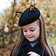 Беретик "Petit chaton d'automne"(Осенний котёнок). Шляпы. Наталья Прокофьева. Ярмарка Мастеров.  Фото №5