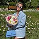 Пиджак flowers оверсайс. Пиджаки. LAMPASOVABRAND. Ярмарка Мастеров.  Фото №5