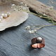 Заказать Кольцо Медное Бохо С Жемчугом. NadyaBriJewelry. Ярмарка Мастеров. . Кольца Фото №3
