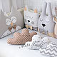 Bumpers animals for cots. Sides for crib. Miss Judy cotton (JuliaLepa). My Livemaster. Фото №4