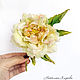 Order Brooch made of silk. Rose made of silk ' Delicate fragrance'. natalya-4 (natalya-4). Livemaster. . Brooches Фото №3