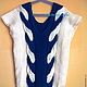 Vest women's knit (hand knit, warm, blue), Vests, Sochi,  Фото №1