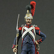 Куклы и игрушки handmade. Livemaster - original item military miniature. Soldier 54 mm. The Napoleonic wars.France, 1811-. Handmade.