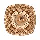 Wooden clock large square 33h33 cm. Art.40029, Watch, Tomsk,  Фото №1